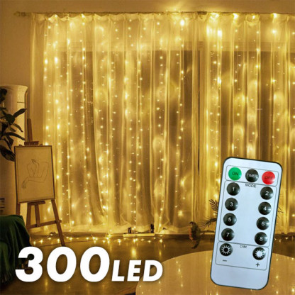 Λαμπερή κουρτίνα LED