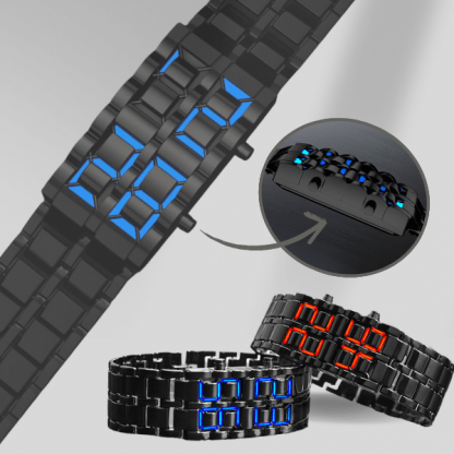 Ψηφιακό LED ρολόι χειρός - TechTime