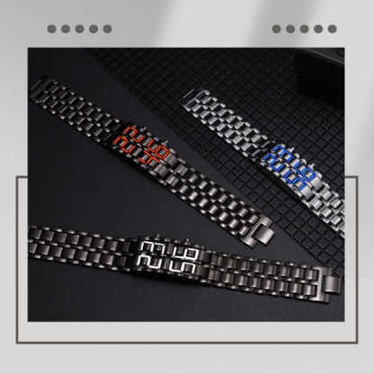 Ψηφιακό LED ρολόι χειρός - TechTime